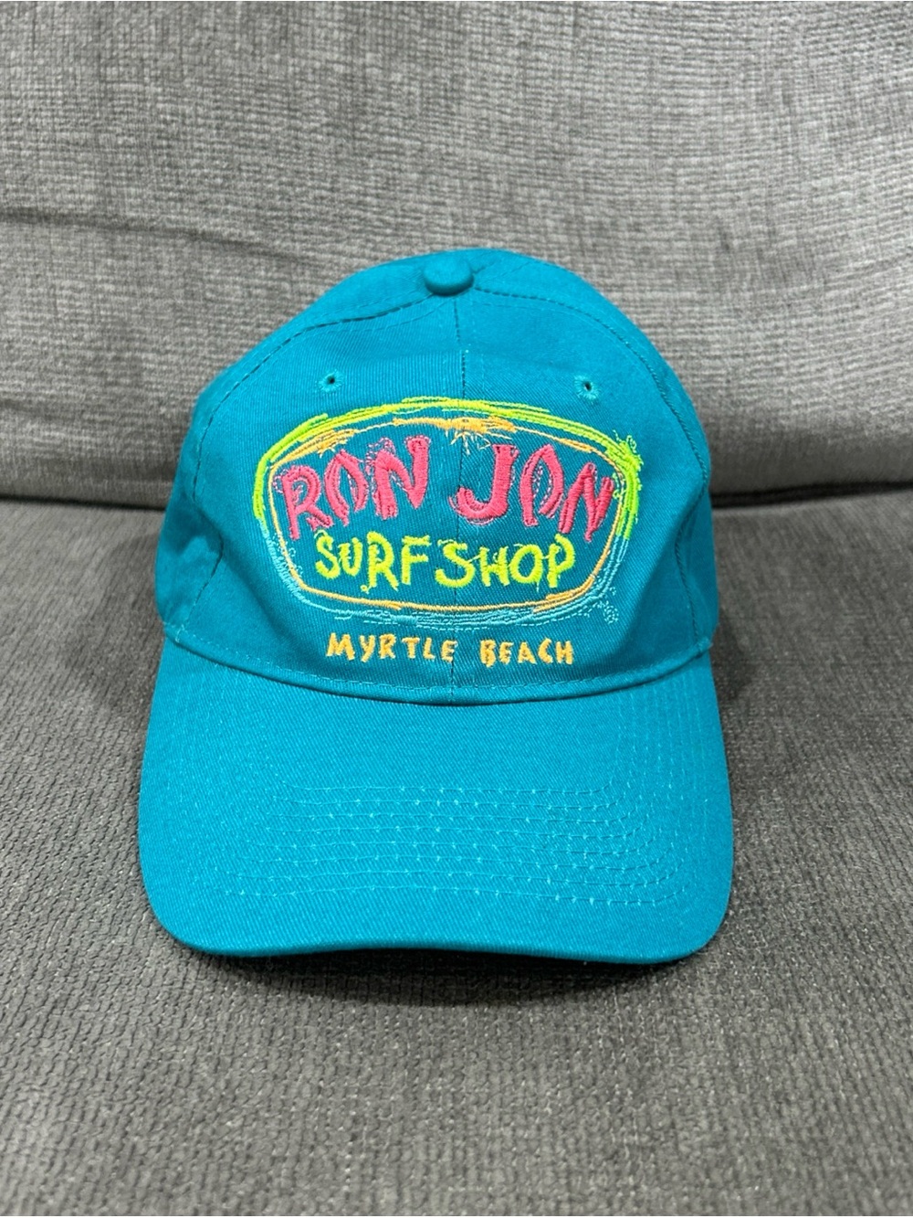 Ron Jon Surf Shop Myrtle Beach Baseball Cap Hat Women’s Adjustable Teal Pink